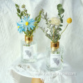 Round Bottle Reed Diffuser With Bouquet Flowers